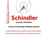 Ön Muhasebe ve Tahsilat Elemanı Arayışı - Kutlay Mühendislik / Schindler
